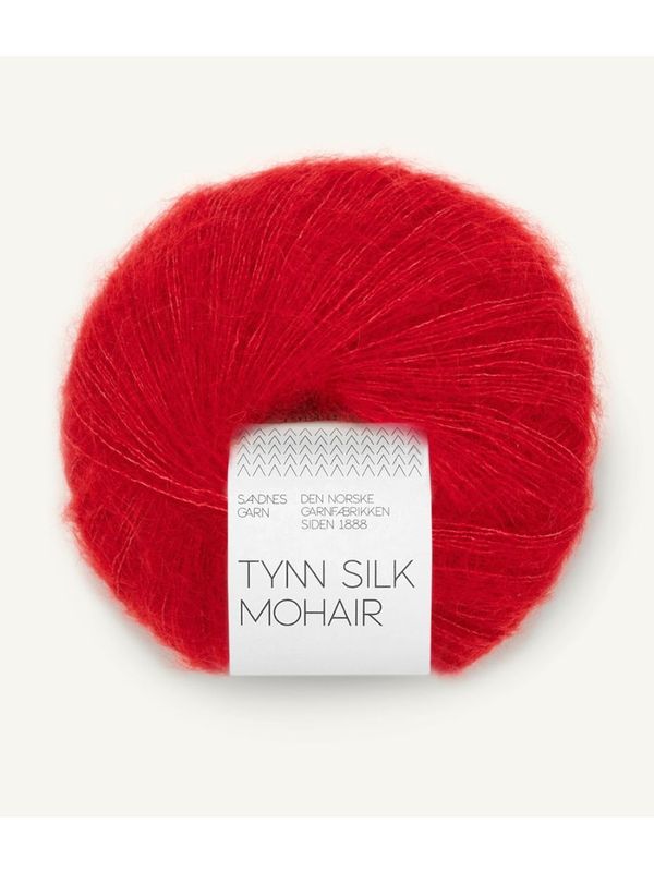Tynn Silk mohair 4219 True red