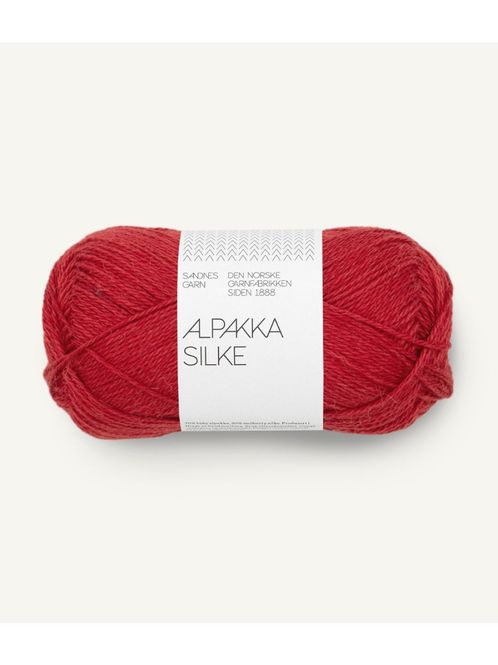 Hovedbilde Alpakka Silke 4135 Heritage Red