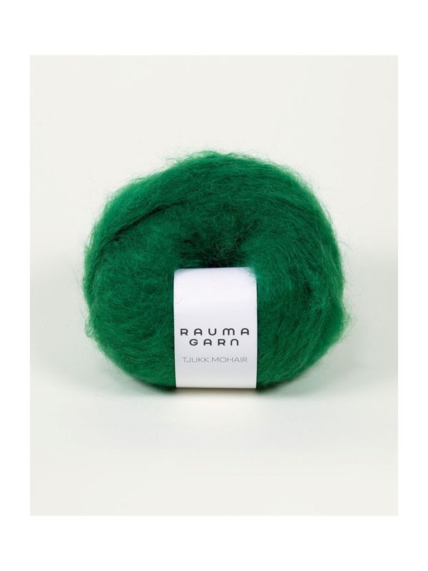 Tjukk Mohair 314 Grønn