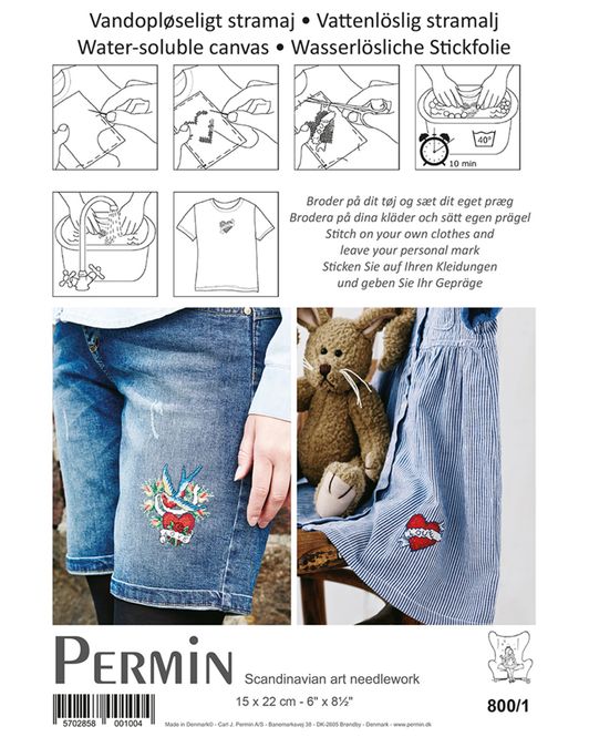 Hovedbilde Vannløselig stramei 15x22 cm