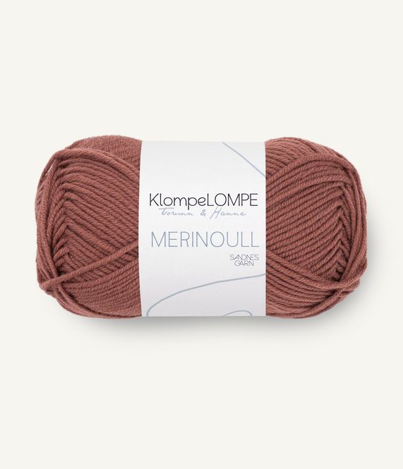 Hovedbilde 4043 KlompeLOMPE Merinoull Plommerosa