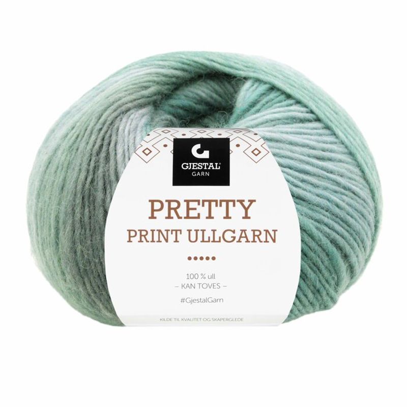 511 Pretty Print Aquafarget print