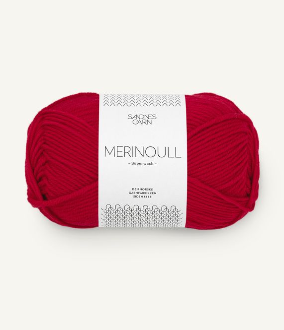 Hovedbilde Merinoull 4219 True Red