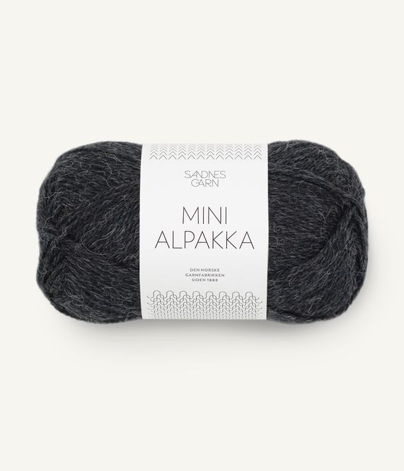 Hovedbilde UT Mini Alpakka 1088 Charcoal Melange