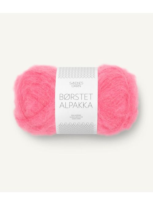 Hovedbilde UT Børstet Alpakka 4315 Bubblegum Pink