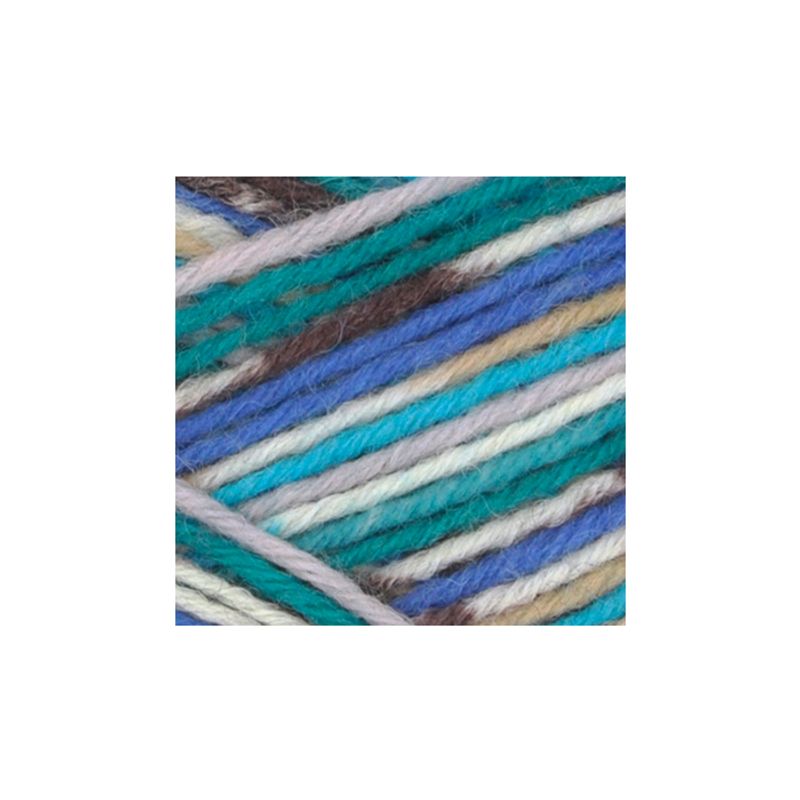 5107 Varm Aqua/Blålilla/Turkis Print