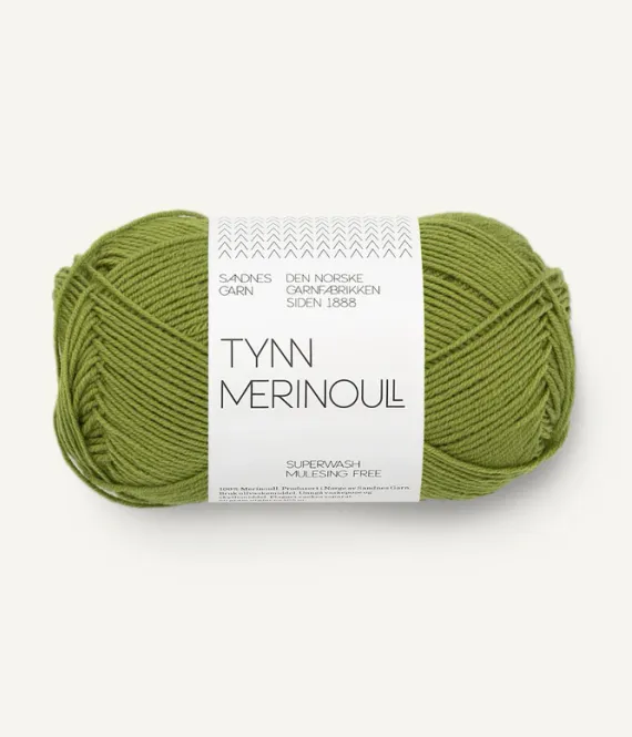 Hovedbilde 9564 Tynn Merinoull Matcha