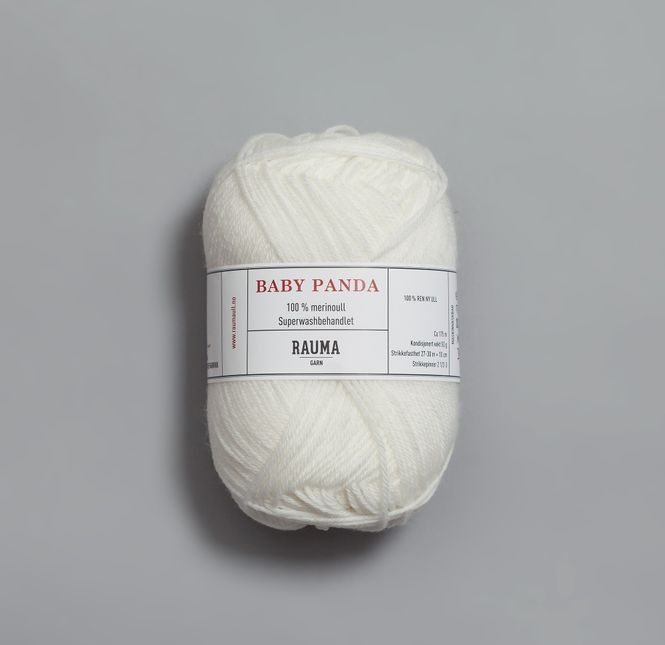 Hovedbilde Babygarn 00 Kremhvit