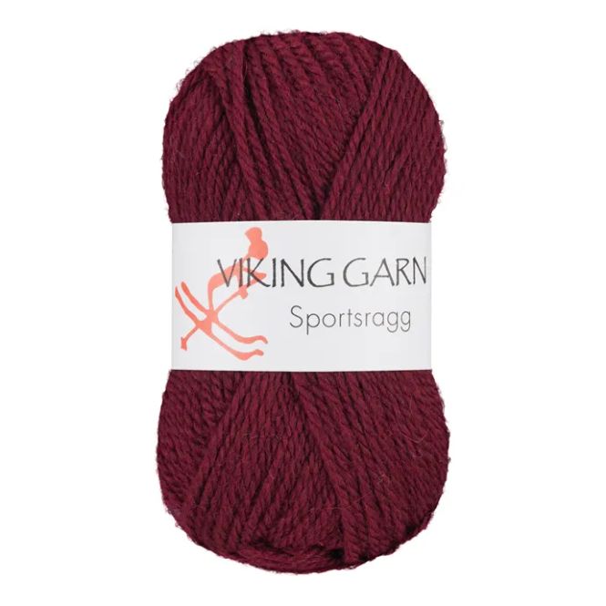 Hovedbilde 555 Viking Sportsragg Mørk burgunder