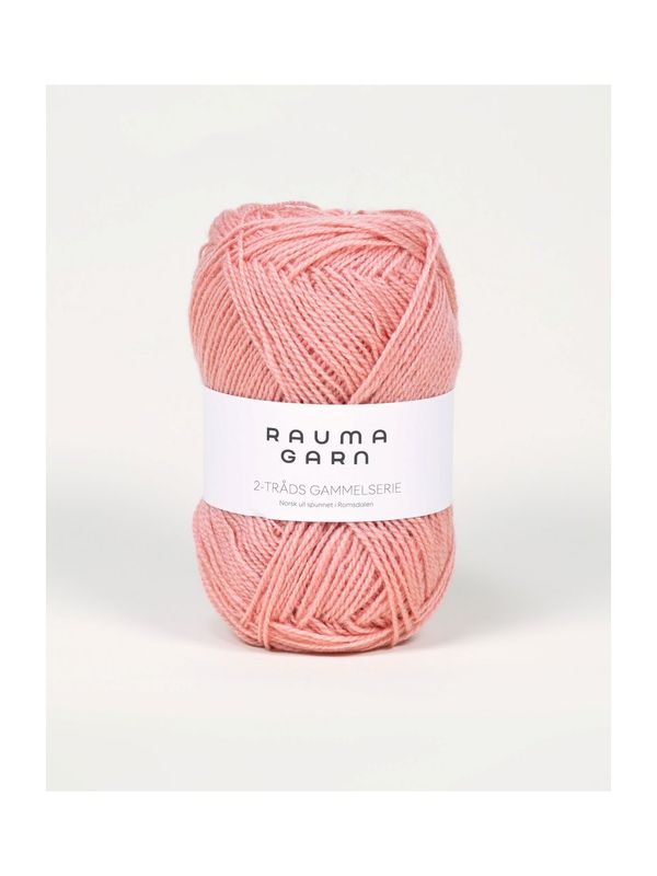 4087 2-Tråds Gammelserie Pudderrosa