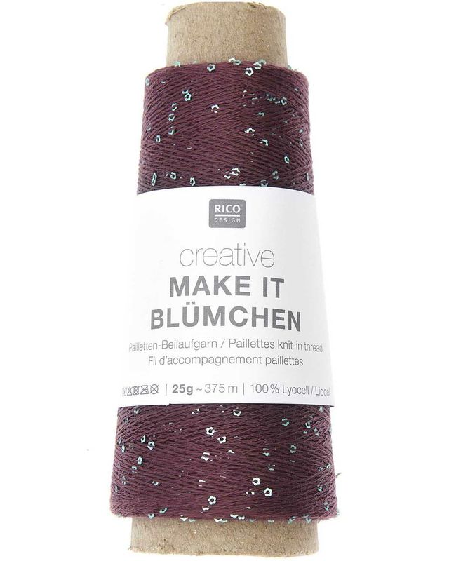 Creative Make It Blümchen 016 Burgunder