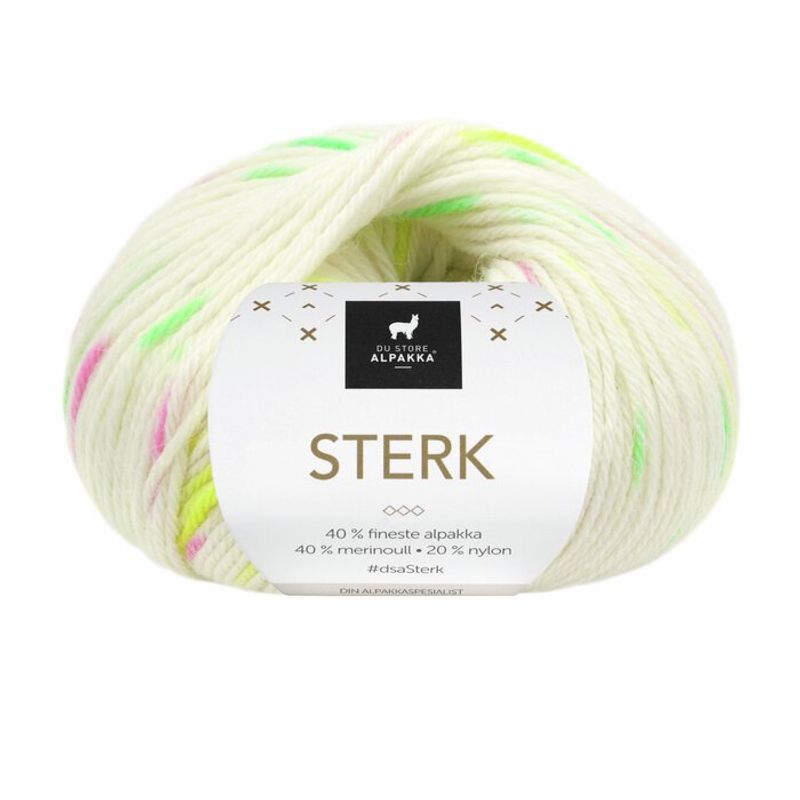 UT Sterk 925 Hvit/Neon print